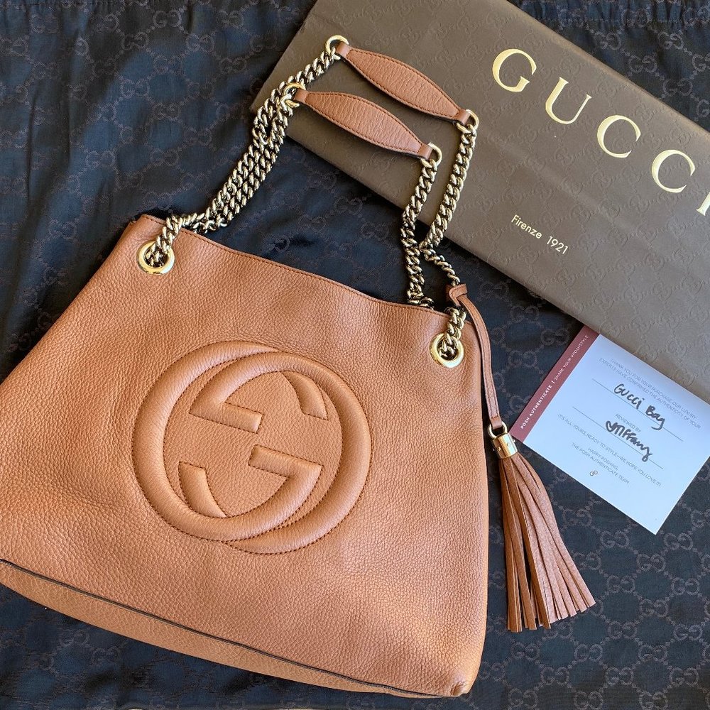 Gucci Soho Medium Tote Handbag